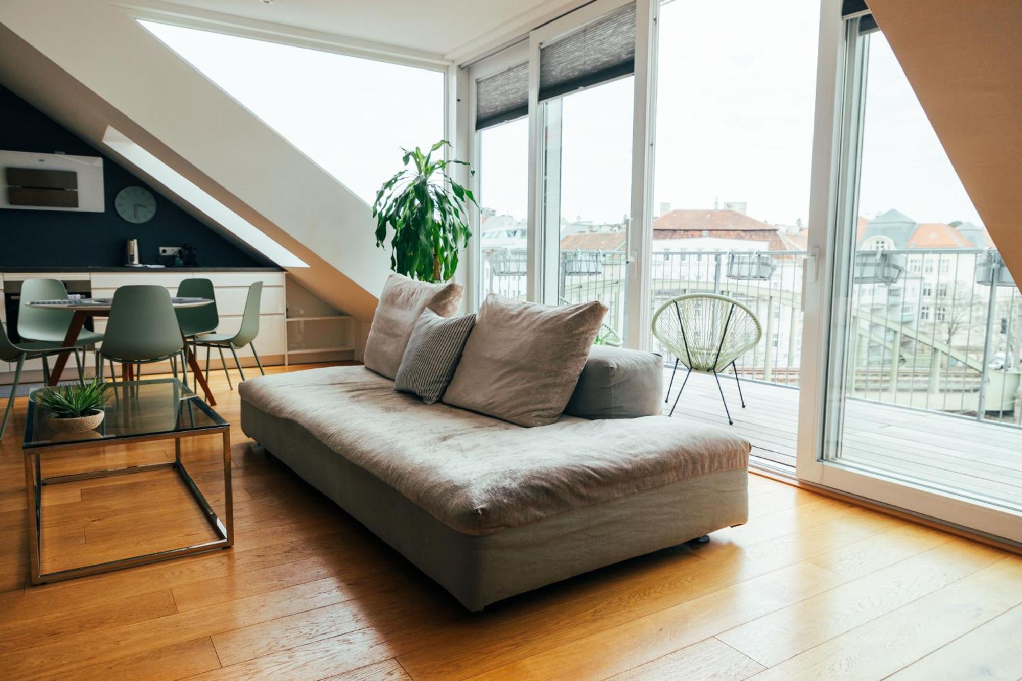 Large Apartments - Great For Groups - With Balcony Or Terrace Bécs Kültér fotó